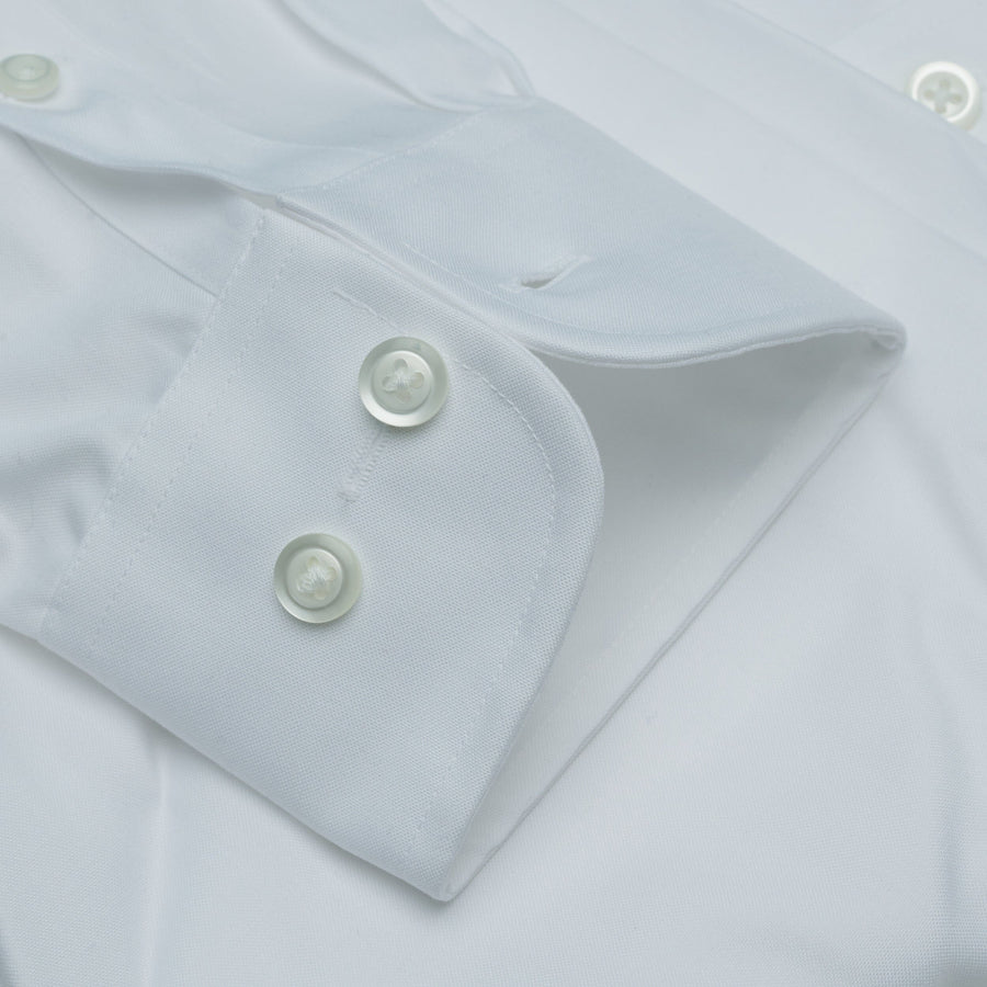 001 SC - White Spread Collar Dress Shirt Cooper and Stewart 