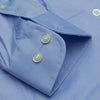 041 TF BD - Stretch Blue Tailored Fit Button Down Collar (95/5) Cooper and Stewart