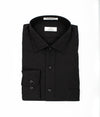 004 SC - Black Spread Collar Dress Shirt Cooper and Stewart