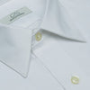 008 TF SC - White Herringbone Tailored Fit Spread Collar Cooper and Stewart 