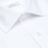 010 TF SC - White Tonal Tuxedo Tailored Fit Spread Collar Cooper and Stewart 