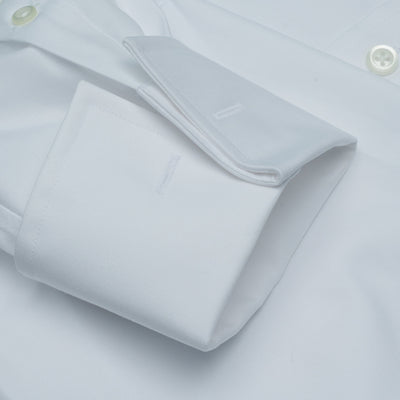 011 TF SC - White French Cuff Tailored Fit Spread Collar Cooper and Stewart