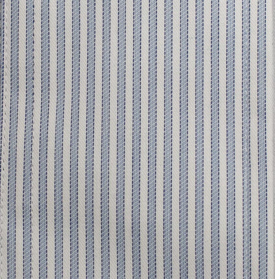 012 BD - Blue New Stripe Button Down Collar (95/5) Cooper and Stewart