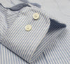 012 BD - Blue New Stripe Button Down Collar (95/5) Cooper and Stewart