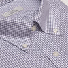 016 TF BD - Black Classic Check Tailored Fit Button Down Collar Cooper and Stewart 