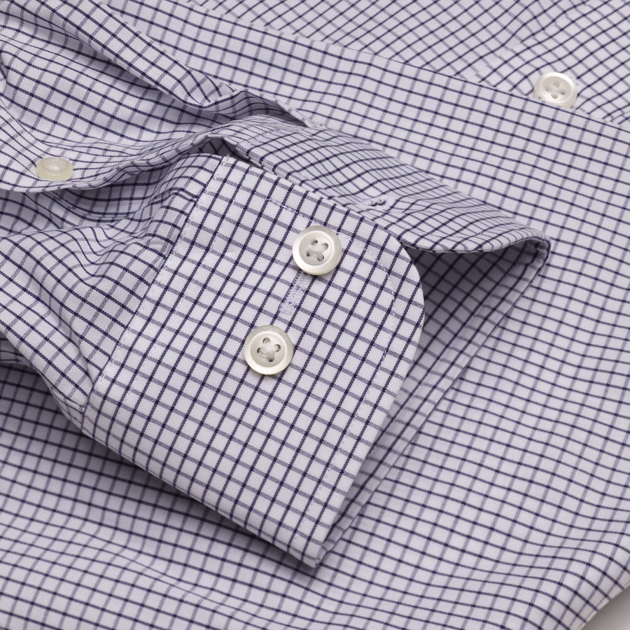 016 BD - Black Classic Check Button Down Collar Cooper and Stewart 