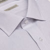 027 TF SC - White Ground Black Clip Tailored Fit Spread Collar Thomas Dylan