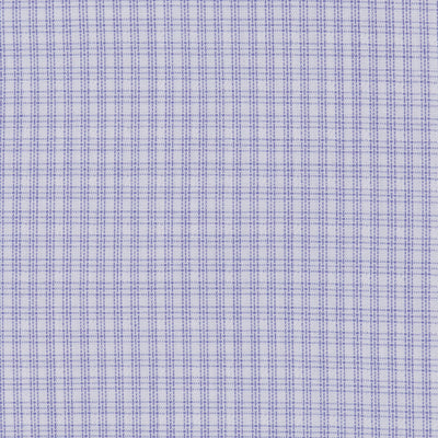 028 TF SC - Violet College Check Tailored Fit Spread Collar Thomas Dylan