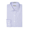 028 TF SC - Violet College Check Tailored Fit Spread Collar Thomas Dylan