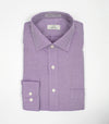 055 TF SC - Lavender Diamond Dobby Tailored Fit Spread Collar Dress Shirt Cooper and Stewart