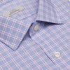 066 TF SC - Multi Track Plaid Tailored Fit Spread Collar Cooper and Stewart 