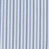 071 BD - White Ground Blue Stripe Button Down Collar Cooper and Stewart