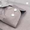 054 SC - Tan Diamond Dobby Spread Collar Dress Shirt Cooper and Stewart