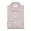 054 TF SC - Tan Diamond Dobby Tailored Fit Spread Collar Dress Shirt Cooper and Stewart