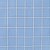 072 SC - Blue Overlay Check Spread Collar Cooper and Stewart