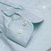 080 TF BD - Mint Fine Line Stripe Tailored Fit Button Down Collar Cooper and Stewart