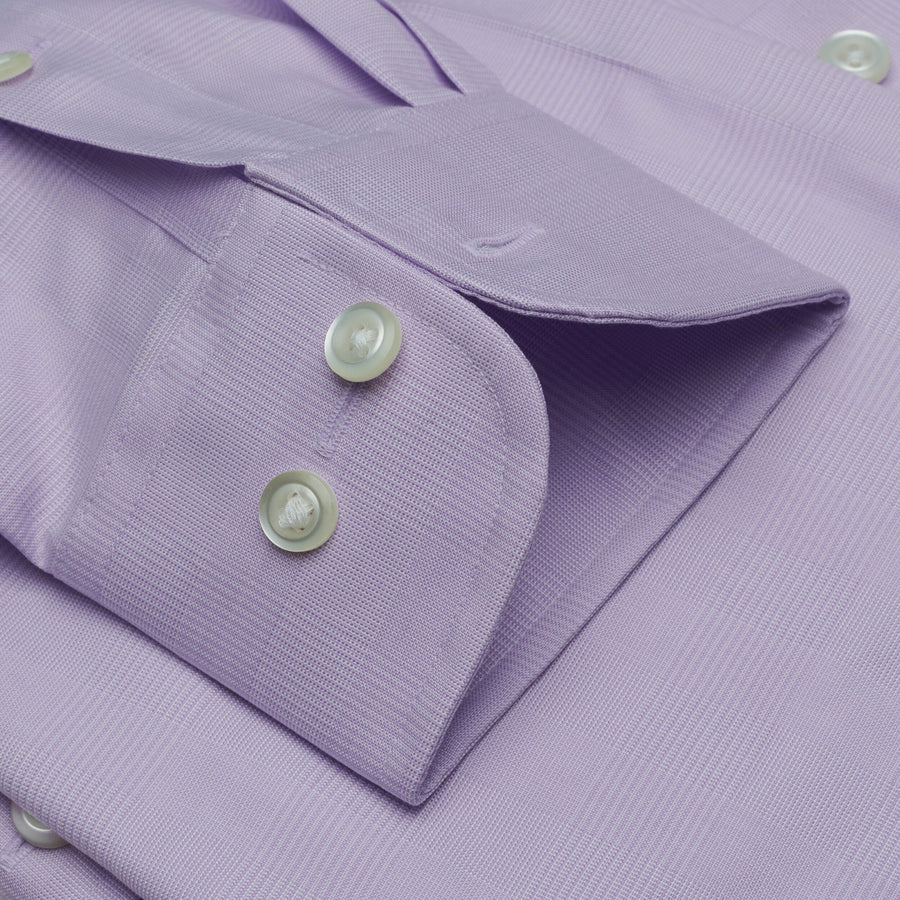 085 TF SC - Lavender Glen Plaid Tailored Fit Spread Collar Cooper and Stewart 