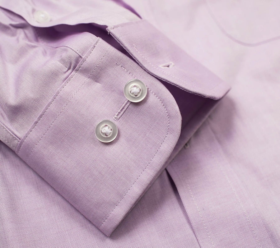 133 ZZ TF BD - Thomas Dylan Lavender Tailored Fit Button Down Collar Thomas Dylan 