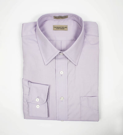 133 ZZ TF SC - Thomas Dylan Lavender Tailored Fit Spread Collar Thomas Dylan