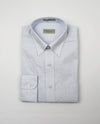 087 TF BD - Thomas Dylan Silver Grey Tailored Fit Button Down Collar Thomas Dylan