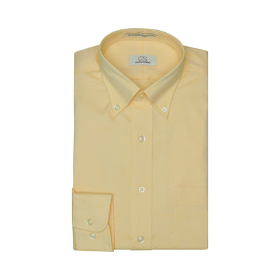 097 BD - Yellow Button Down Collar Dress Shirt Cooper and Stewart