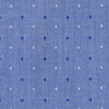 110 ZZ SF SC - Blue Dobby Clip Dot Slim Fit Spread Collar Cooper and Stewart