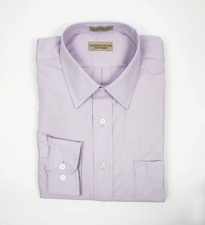 119 TF SC - Thomas Dylan Lavender Tailored Fit Spread Collar Thomas Dylan