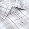 124 TF SC - Open Plaid Multi Tailored Fit Spread Collar Cooper and Stewart