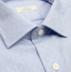 136 TF SC - Blue Ground Ditzy Tailored Fit Spread Collar Cooper and Stewart