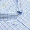 063 BD - White Ground Multi Plaid Button Down Collar Dress Shirt Cooper and Stewart 