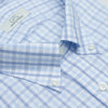 063 TF BD - White Ground Multi Plaid Tailored Fit Button Down Collar Dress Shirt Cooper and Stewart 