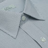 018 TF SC - Black Graph Check Tailored Fit Spread Collar Cooper and Stewart 