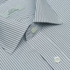 062 TF SC - Black Satin Stripe Tailored Fit Spread Collar Cooper and Stewart 