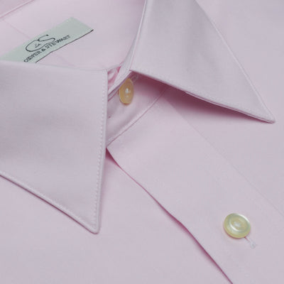 096 SC - Pink Spread Collar Dress Shirt Cooper and Stewart