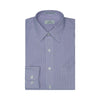 077 SC - Lavender Bankers Stripe Spread Collar Dress Shirt Cooper and Stewart