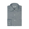 007 SC - Charcoal Royal Oxford Spread Collar Dress Shirt Cooper and Stewart