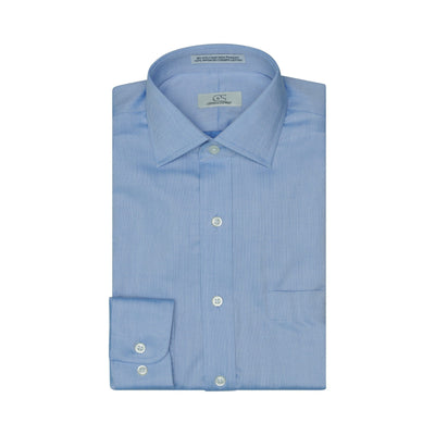 006 SC - Blue Royal Oxford Spread Collar Dress Shirt Cooper and Stewart