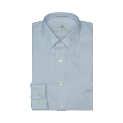 039 SC - Grey Spread Collar Dress Shirt Cooper and Stewart