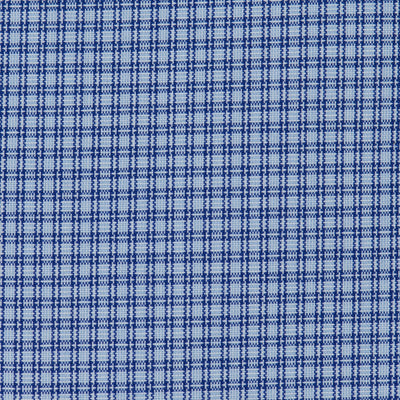 064 CP TF BD - Blue Double Line Check Tailored Fit Button Down Collar Dress Shirt Cooper and Stewart