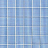 072 TF SC - Blue Overlay Check Tailored Fit Spread Collar Cooper and Stewart