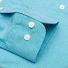 036 SC - Stretch Teal Spread Collar Dress Shirt Cooper and Stewart